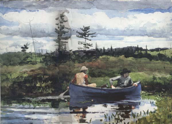 Winslow Homer The Blue Boat (mk44) oil painting image